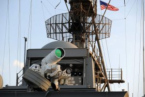 Laser Weapon System aboard USS Ponce AFSBI 15 in November 2014 05