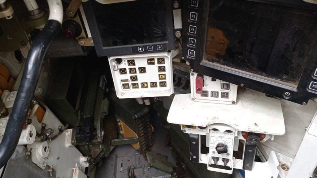 Control deck inside a Russian T 90M battle tank seized in Ukraine 180922 CREDIT Defense of Ukraine Twitter